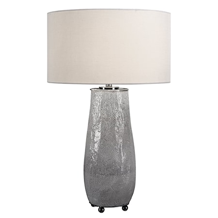 Balkana Aged Gray Table Lamp