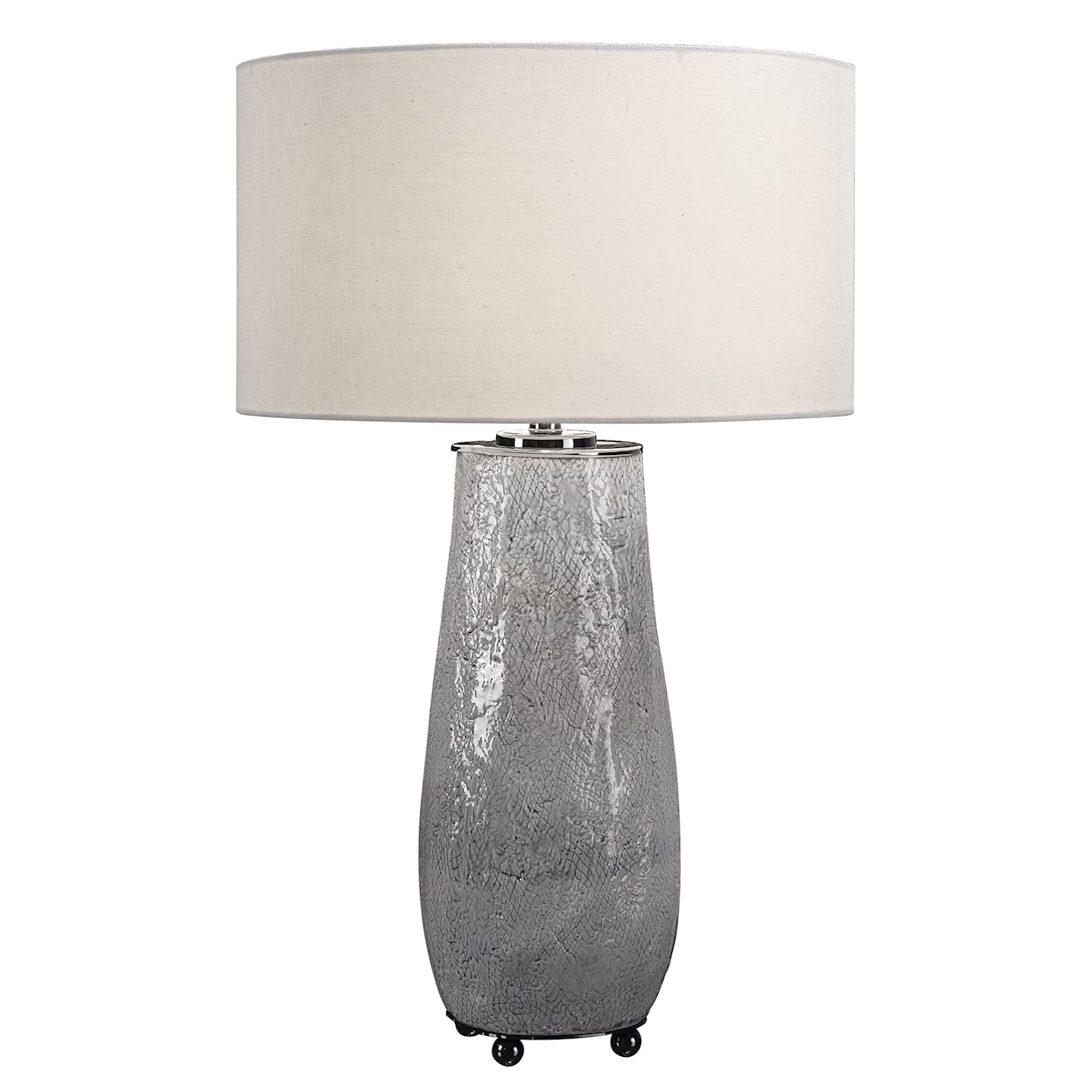 Uttermost Table Lamps Balkana Aged Gray Table Lamp