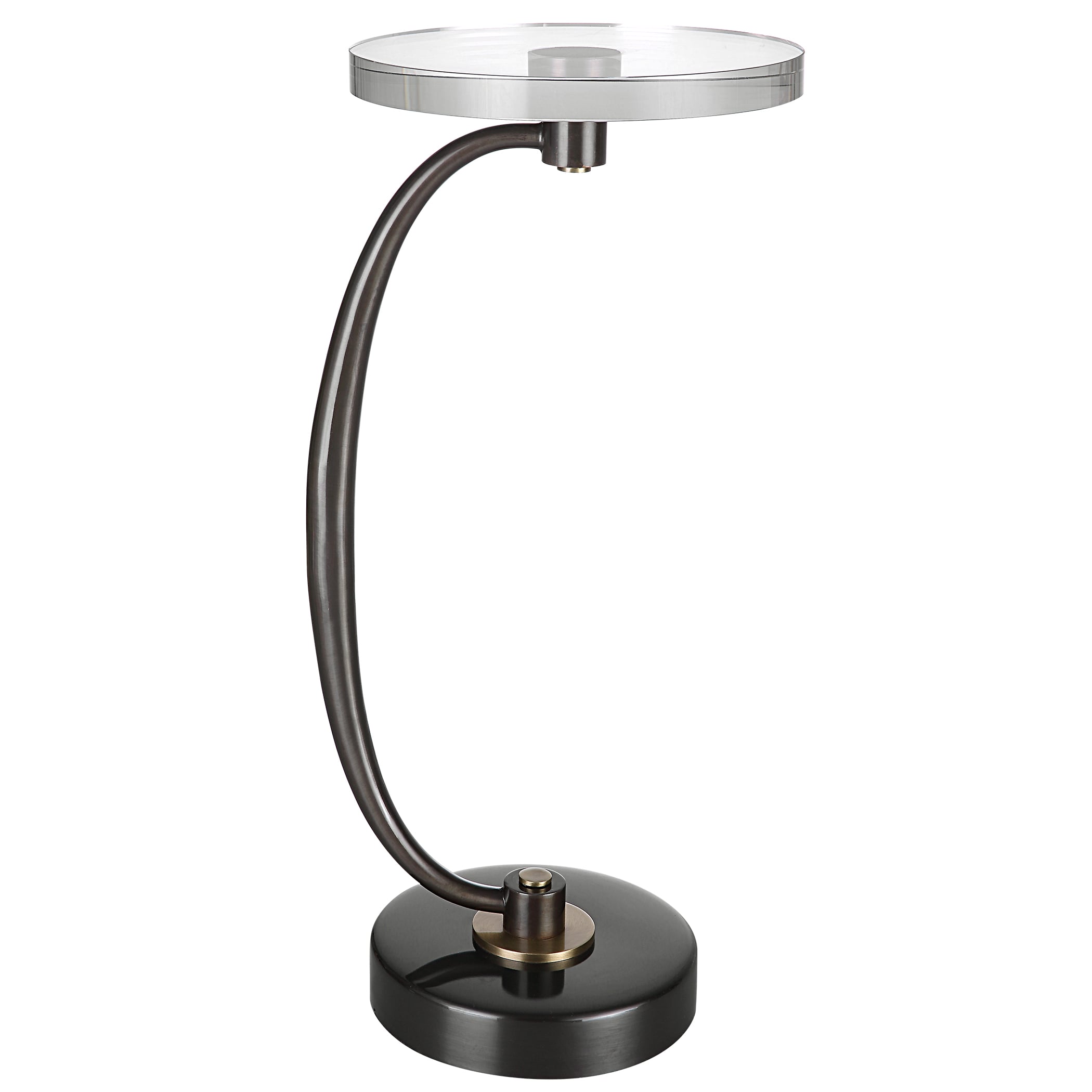 Uttermost Accent Furniture - Occasional Tables Waveney Bronze Drink Table