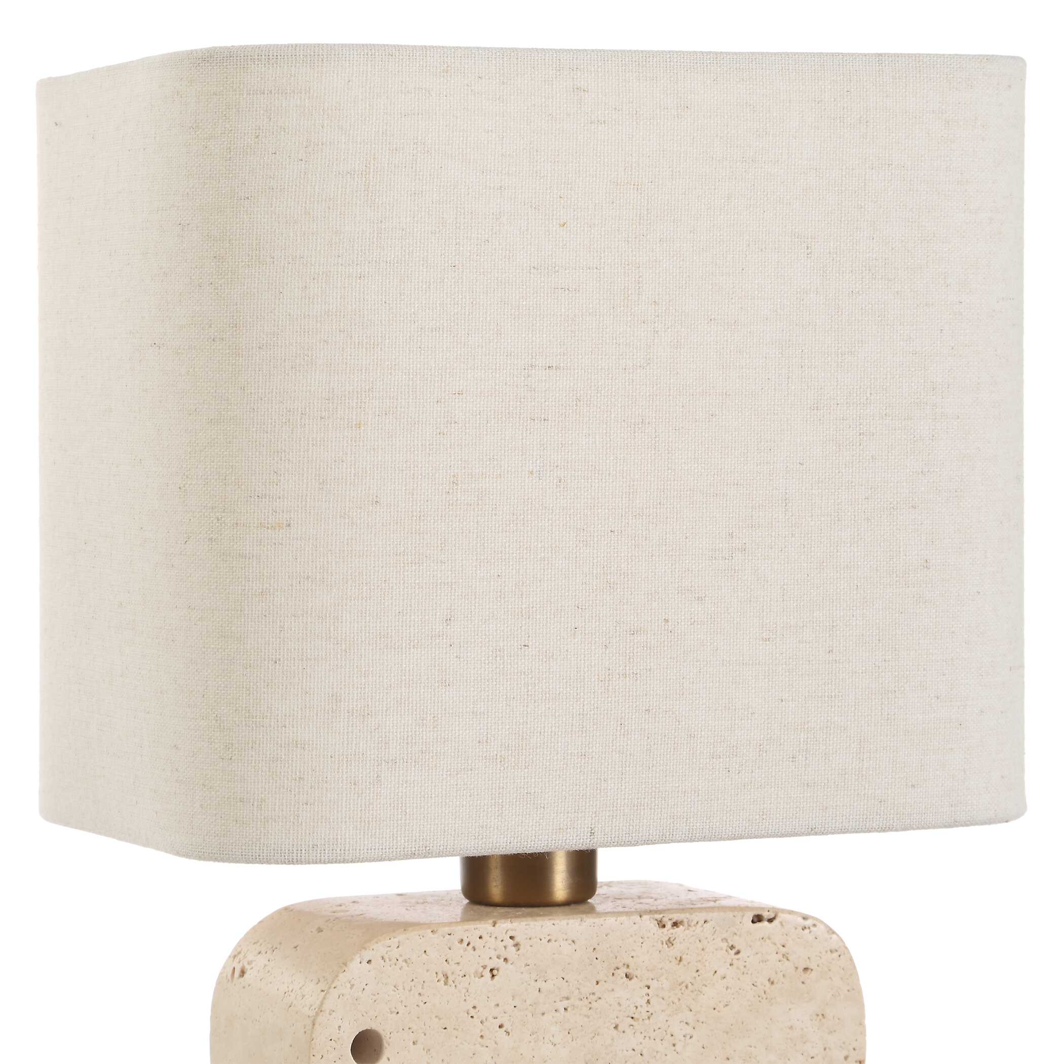 Uttermost Tusk Tusk Travertine Accent Lamp