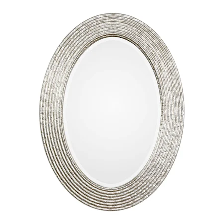 Conder Oval Silver Mirror