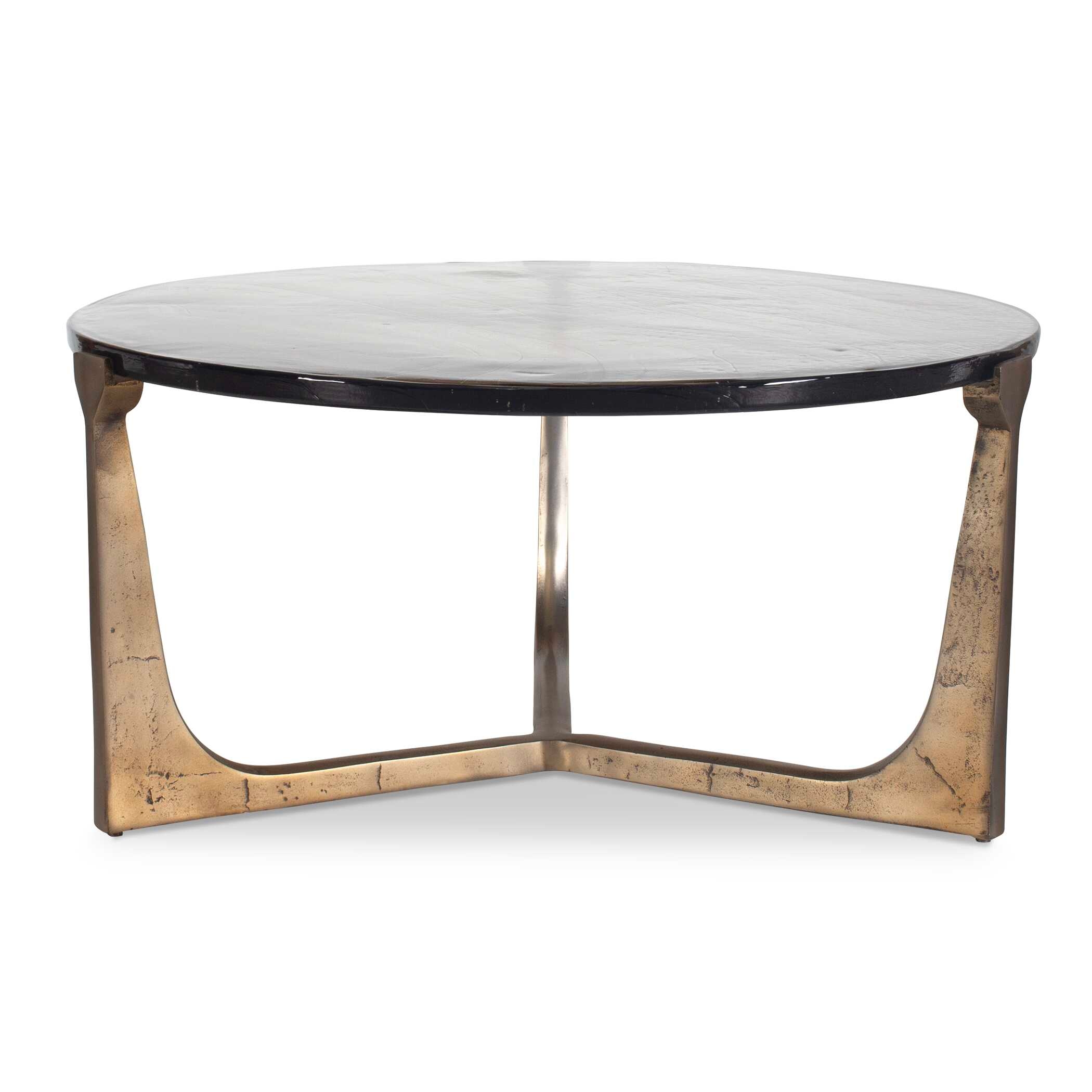 Bohdi Outdoor Brass Coffee Table