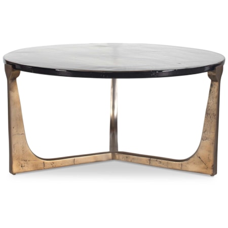 Bohdi Outdoor Brass Coffee Table