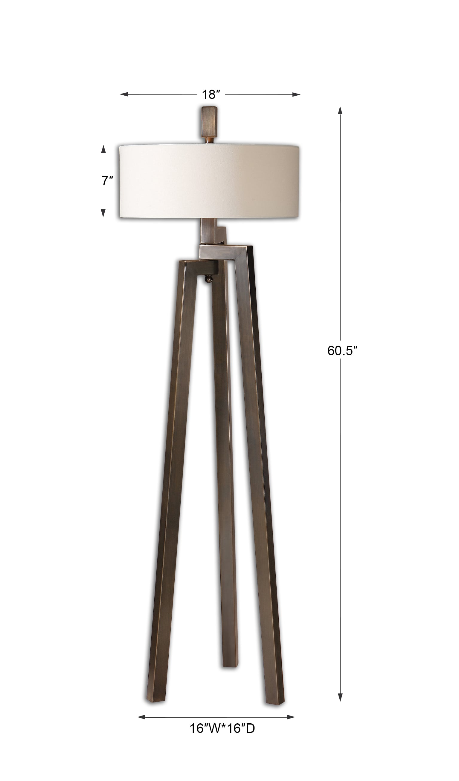 Uttermost Floor Lamps Mondovi Modern Floor Lamp