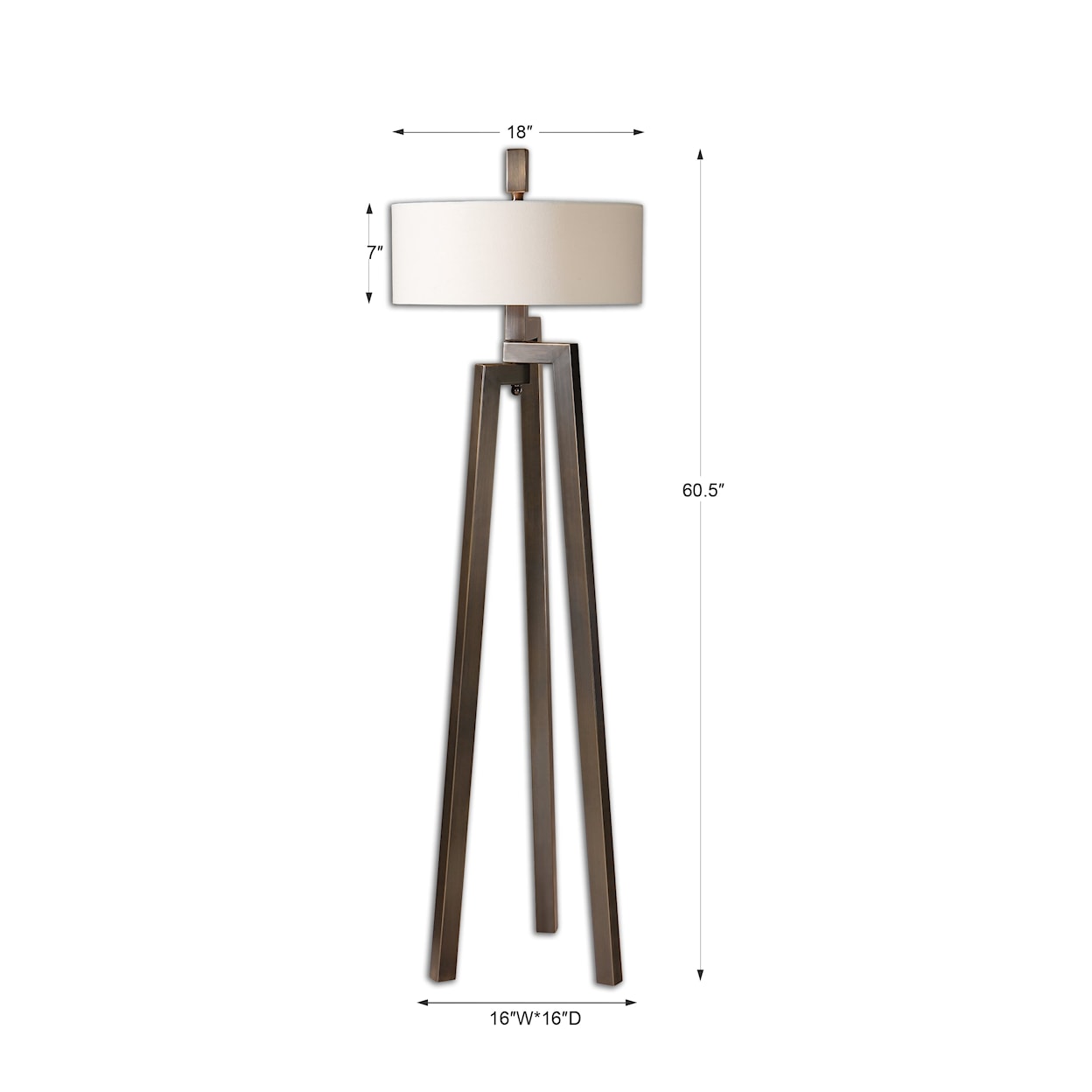 Uttermost Floor Lamps Mondovi Modern Floor Lamp