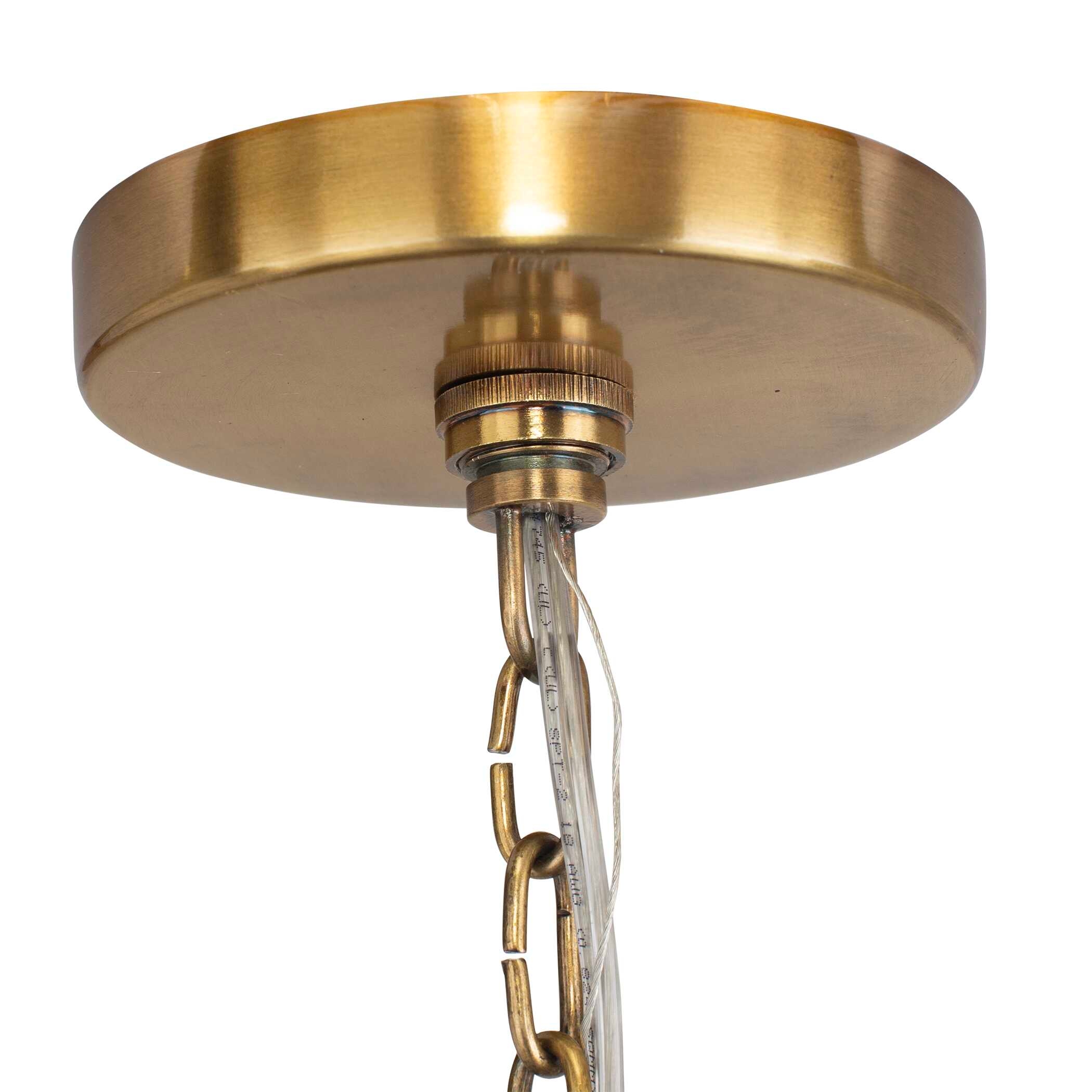 Uttermost Crocker Crocker Brass 1 Light Mini Pendant