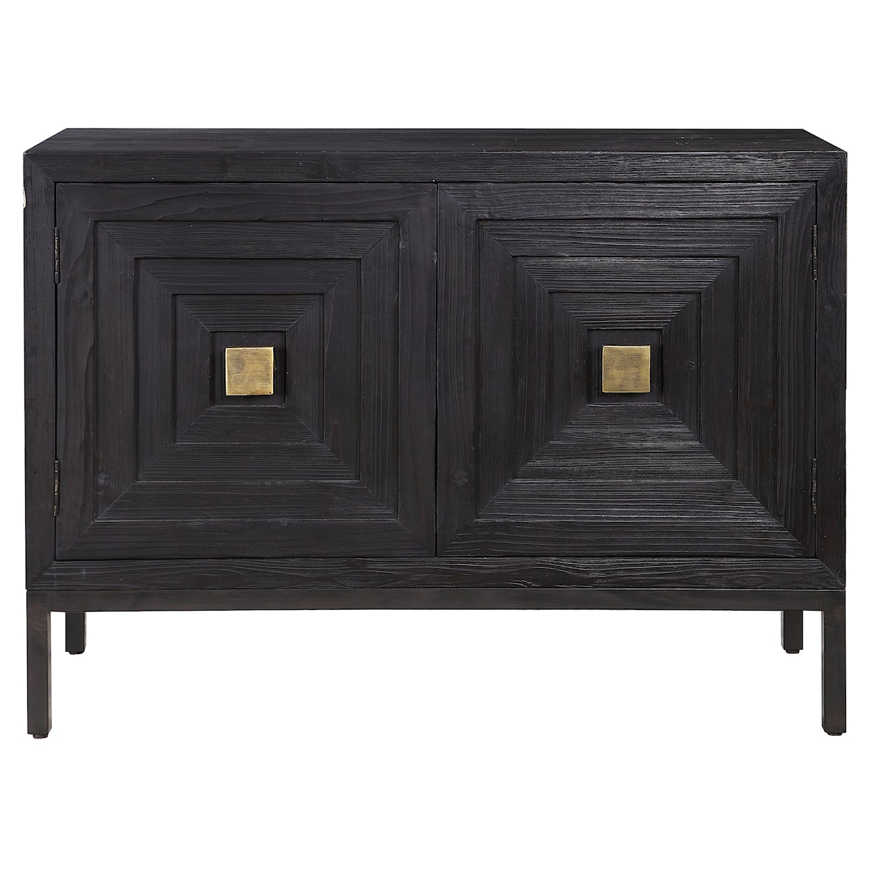 Uttermost Accent Furniture - Chests Aiken Dark Walnut 2-Door Cabinet