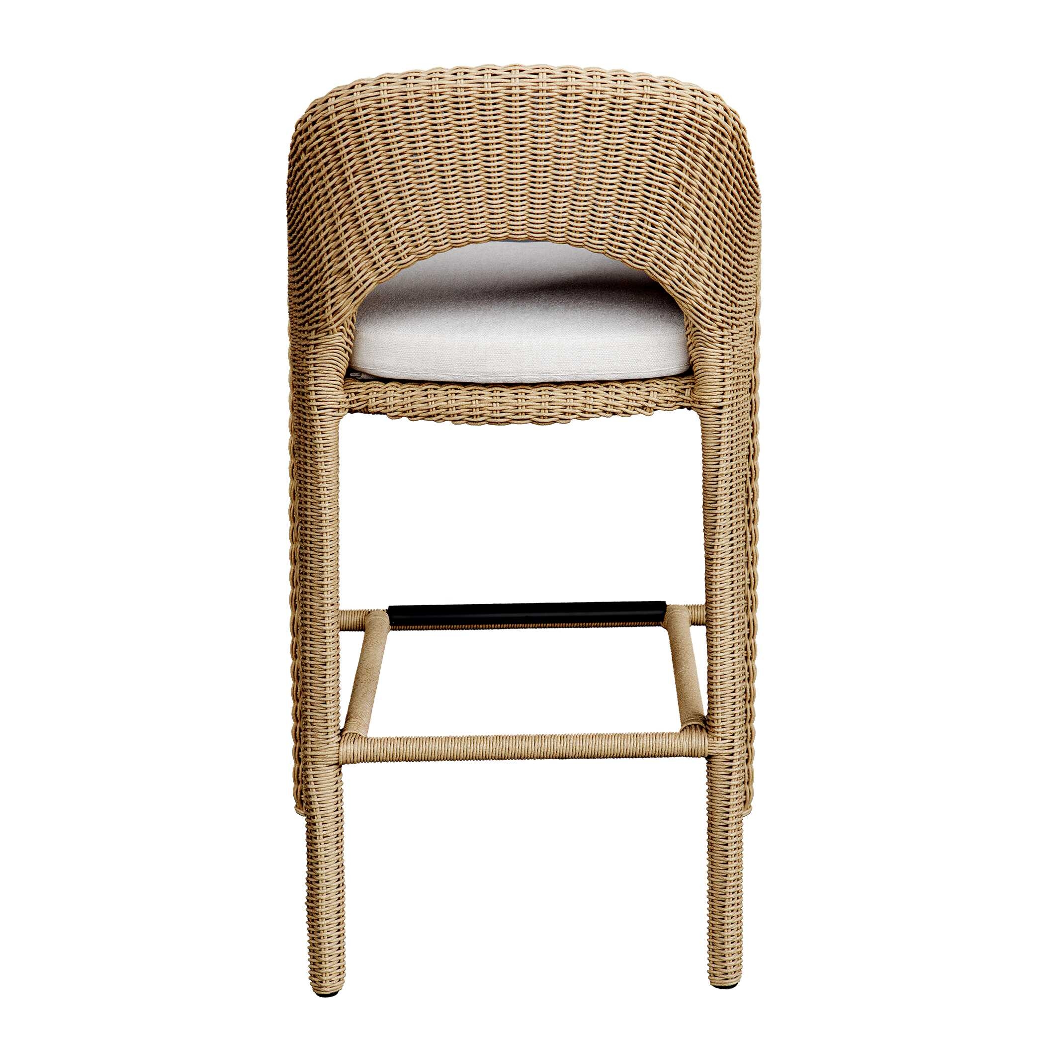 Uttermost Kavali Kavali Outdoor Wicker Barstool