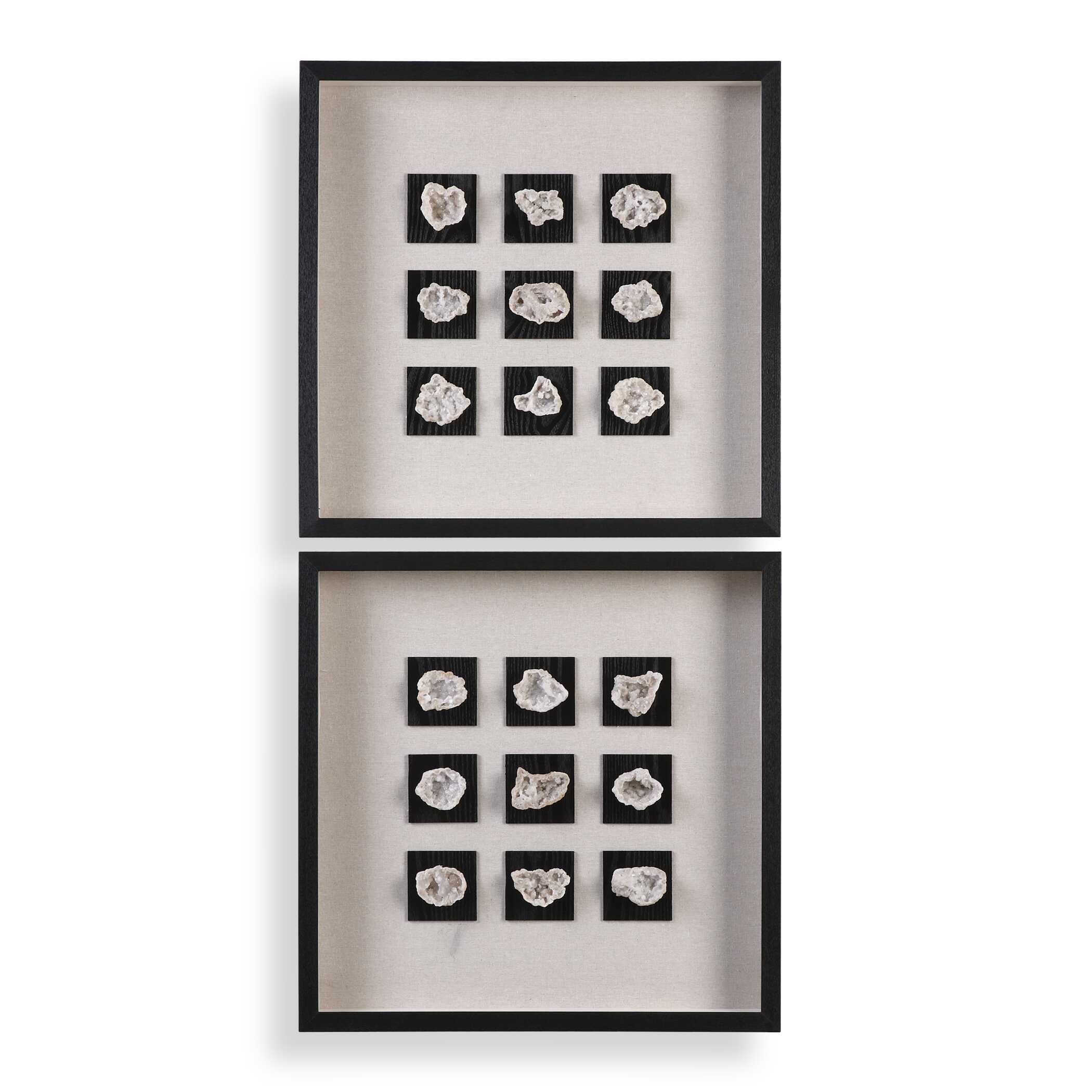 Uttermost Geode Geode Linen Shadow Box