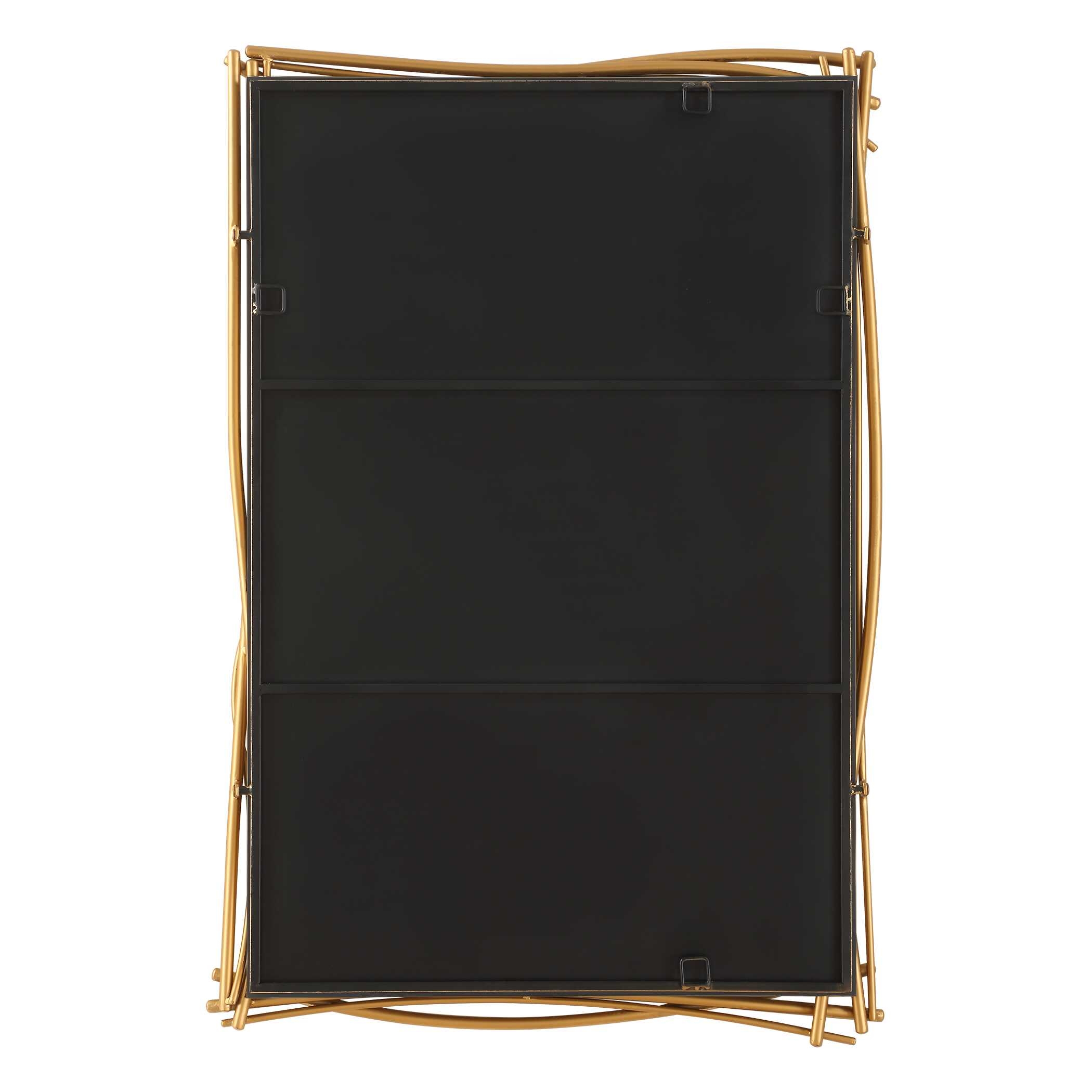 Uttermost Curved Curved Branches Gold Mirror