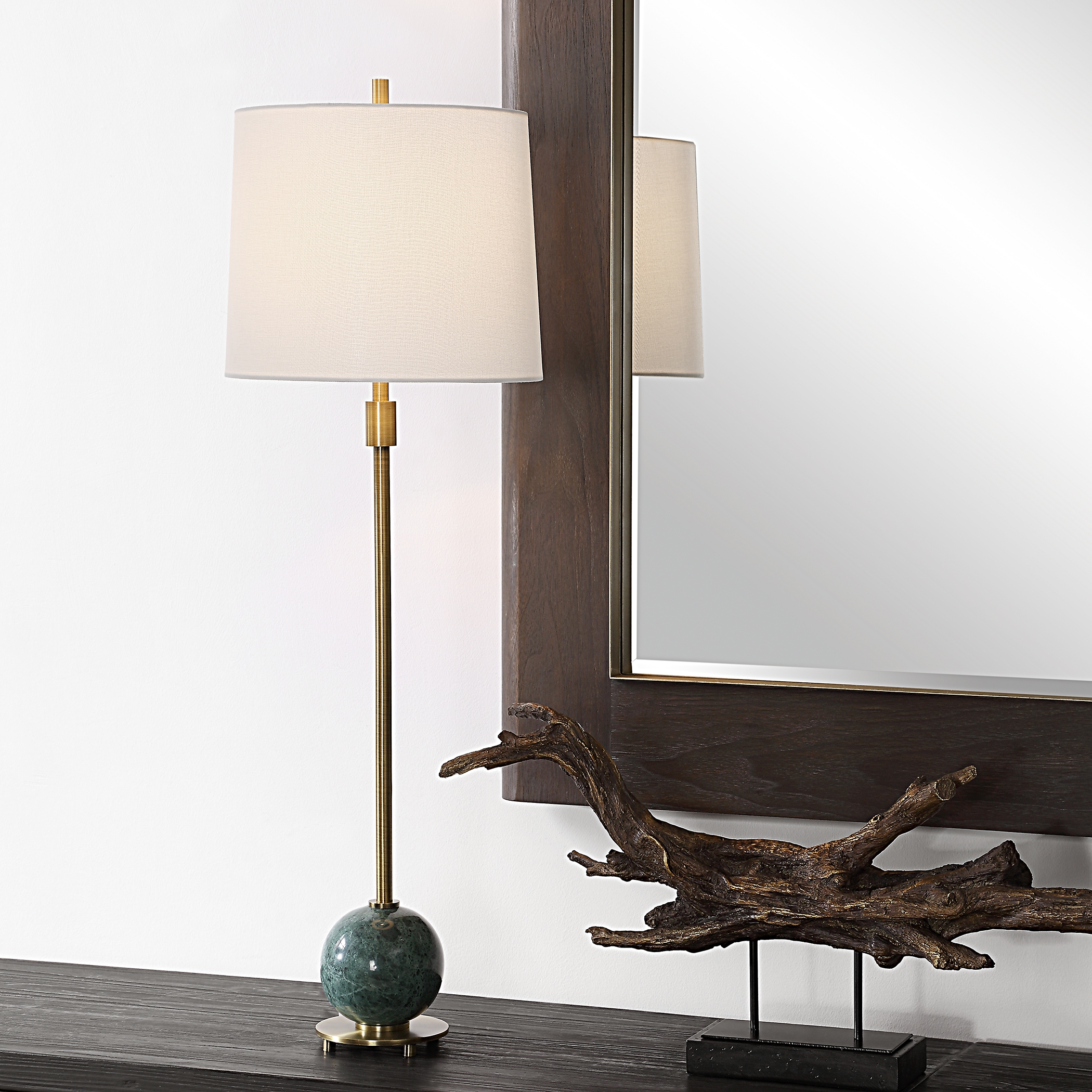 Uttermost Bledel Bledel Brass Buffet Lamp