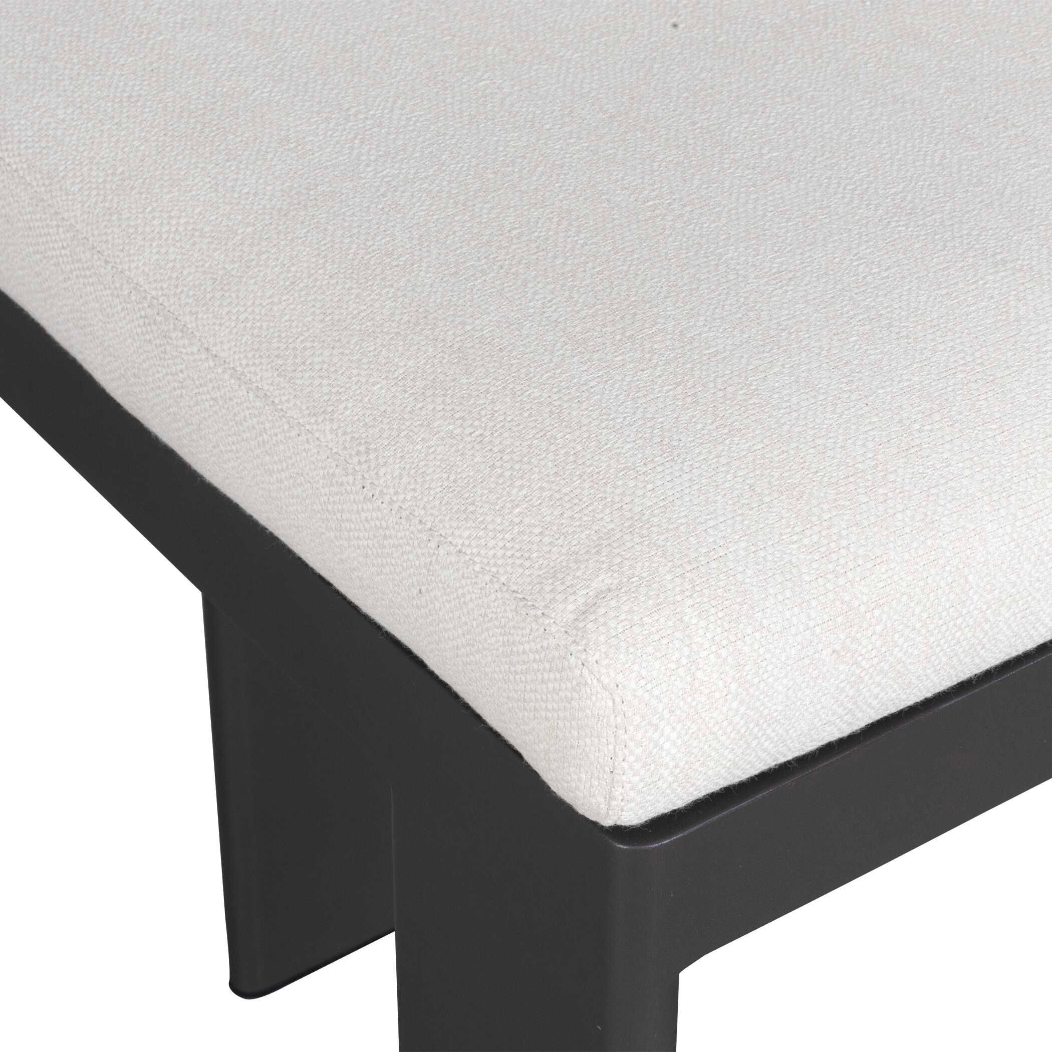 Uttermost Bolster Back Bolster Back White Outdoor Counter Stool