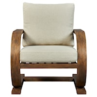 Bedrich Wooden Accent Chair