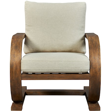 Bedrich Wooden Accent Chair