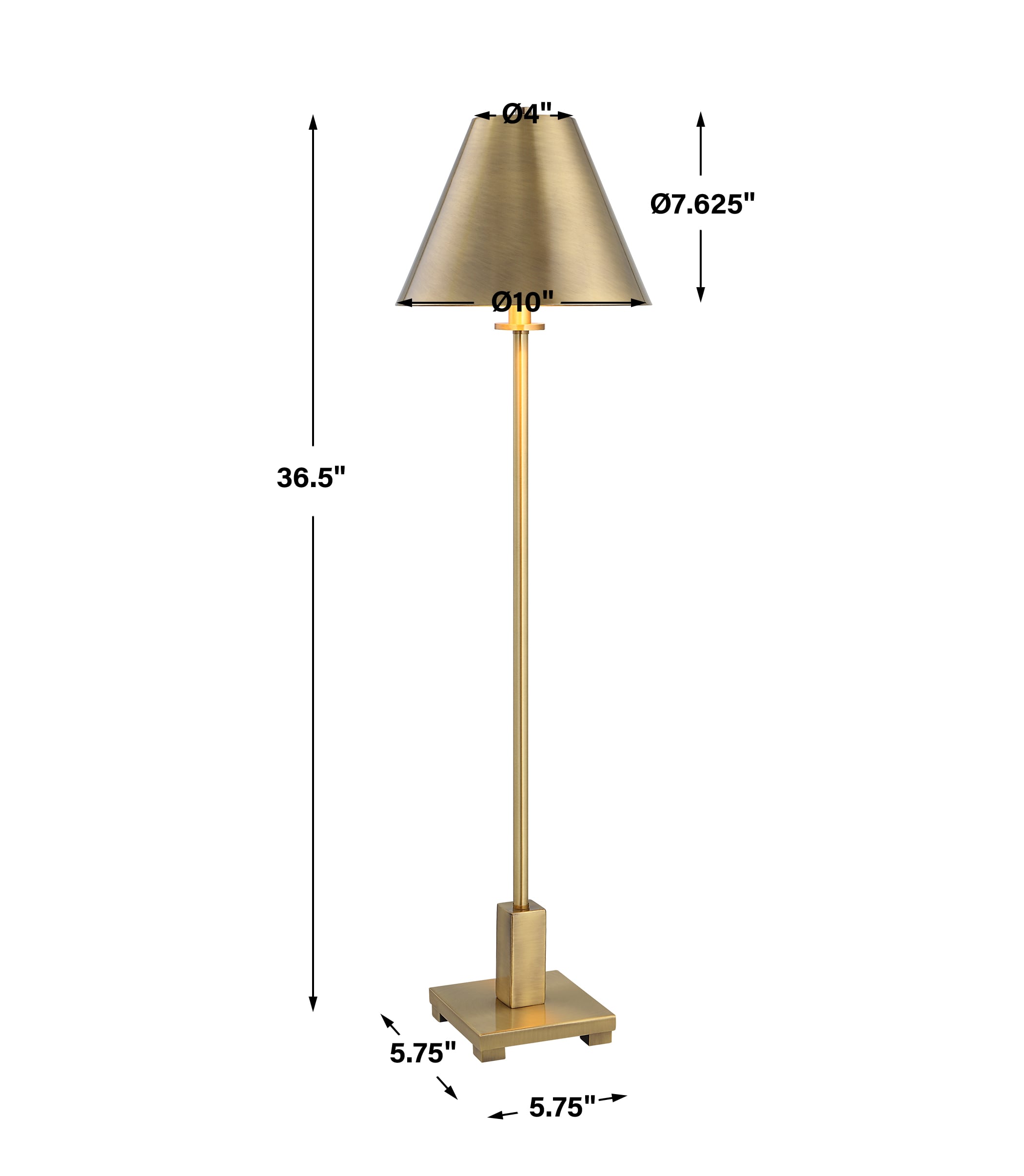 Uttermost Pilot Pilot Brass Buffet Lamp