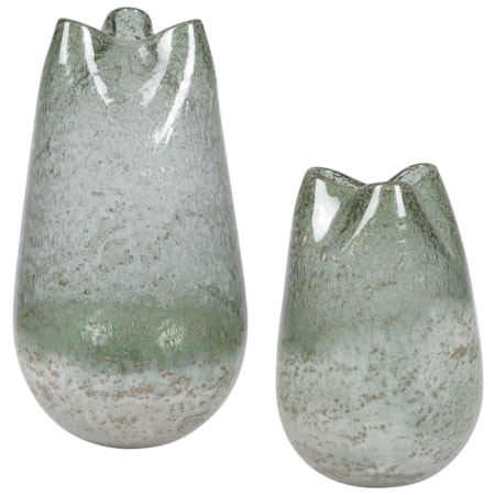 Chianti Seeded Glass Vases
