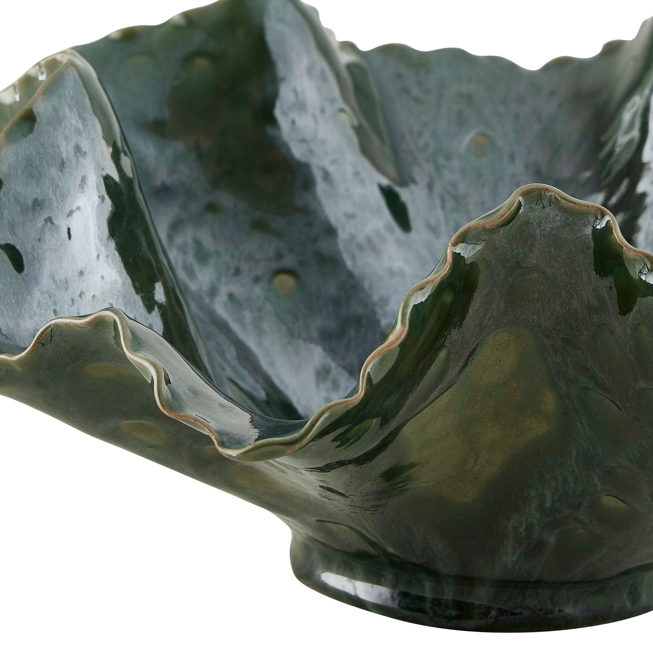 Uttermost Verdant Bloom Verdant Bloom Emerald Outdoor Bowl