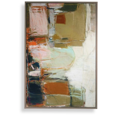 Palace Walls Framed Abstract Art