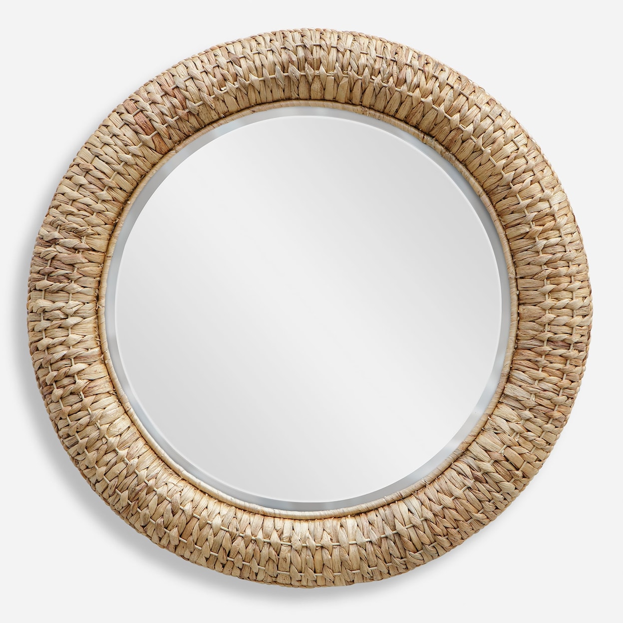 Uttermost Twisted Seagrass Twisted Seagrass Round Mirror