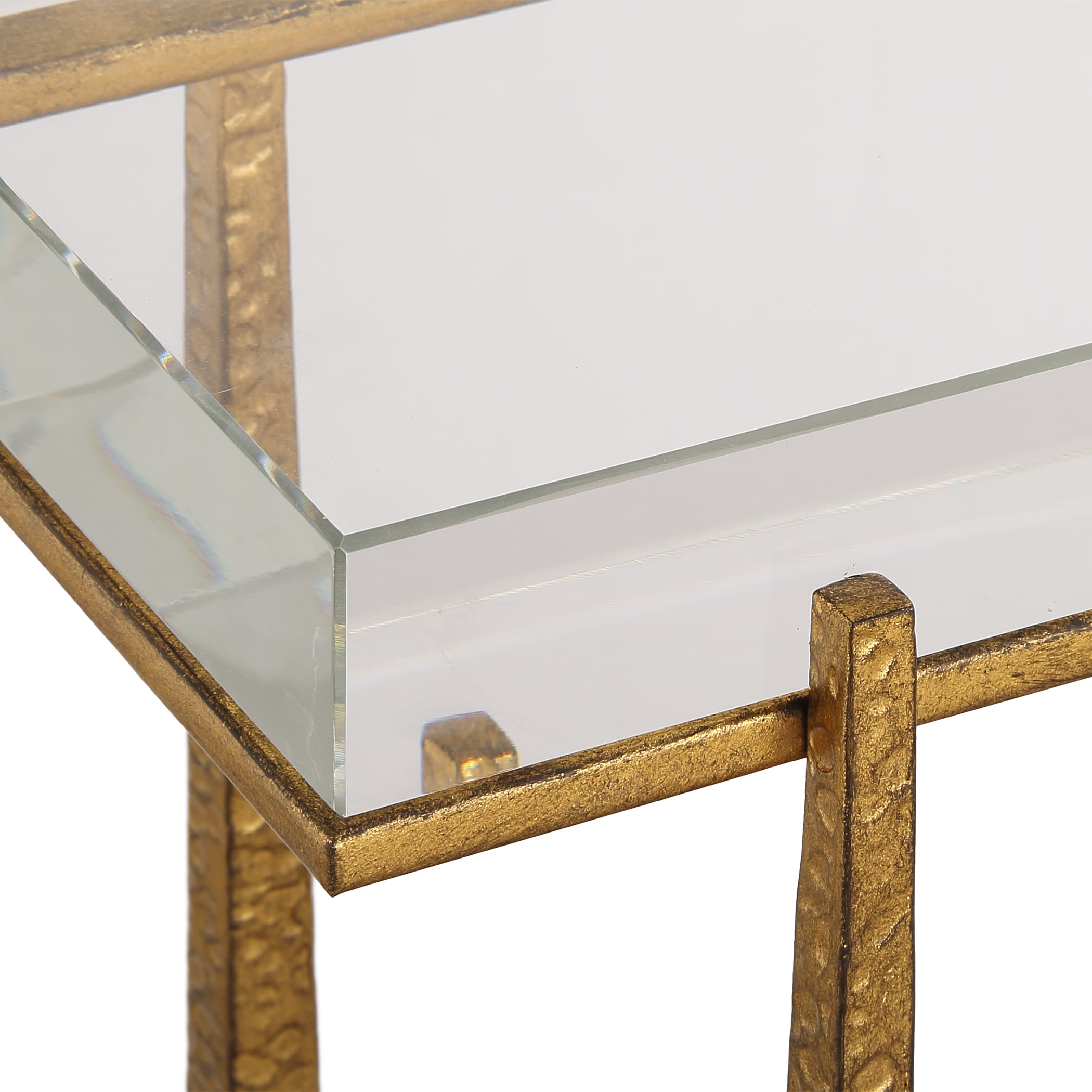 Uttermost Midas Midas Thick Crystal Accent Table