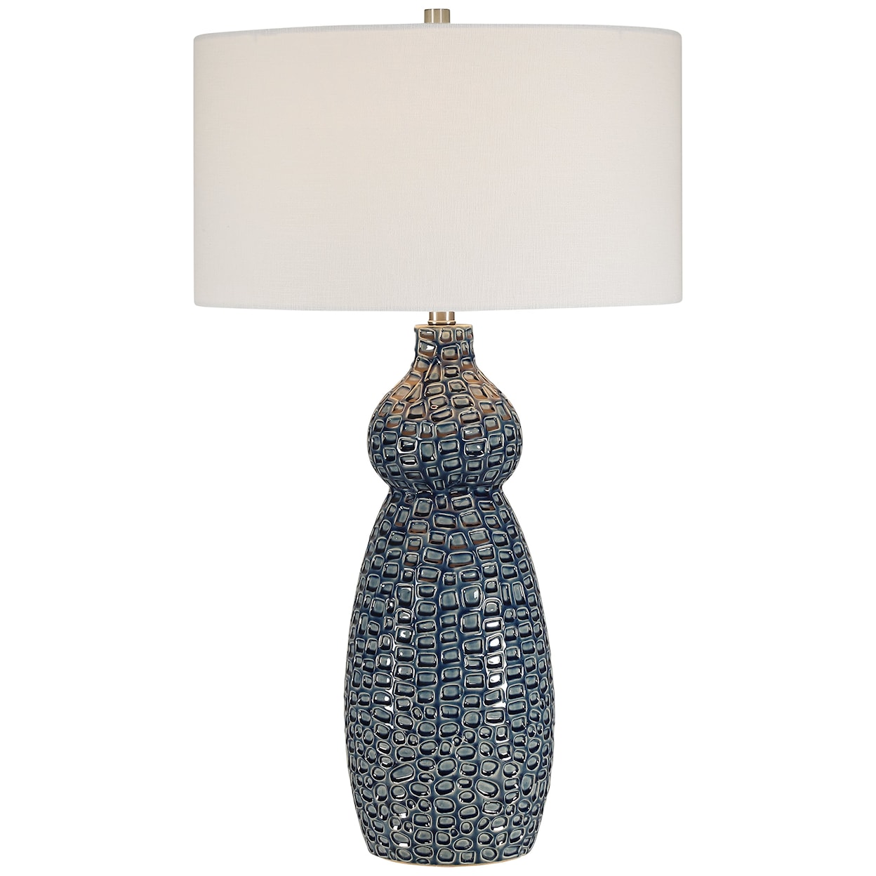 Uttermost Table Lamps Holloway Cobalt Blue Table Lamp