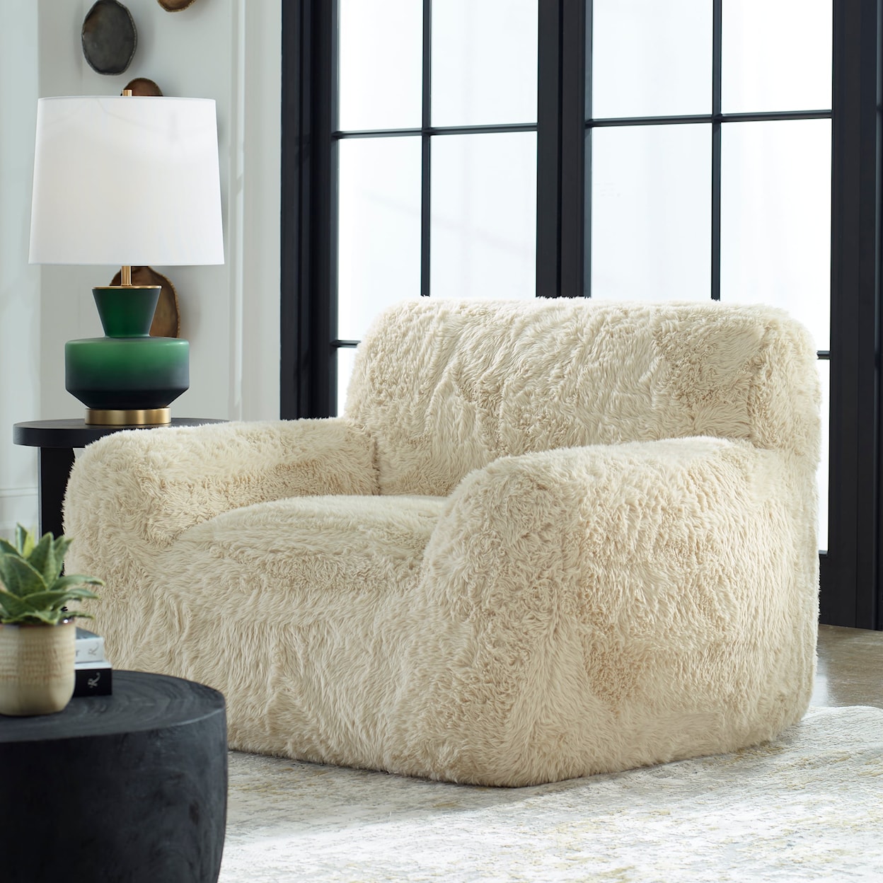 Uttermost Abide Abide Sheepskin Accent Chair