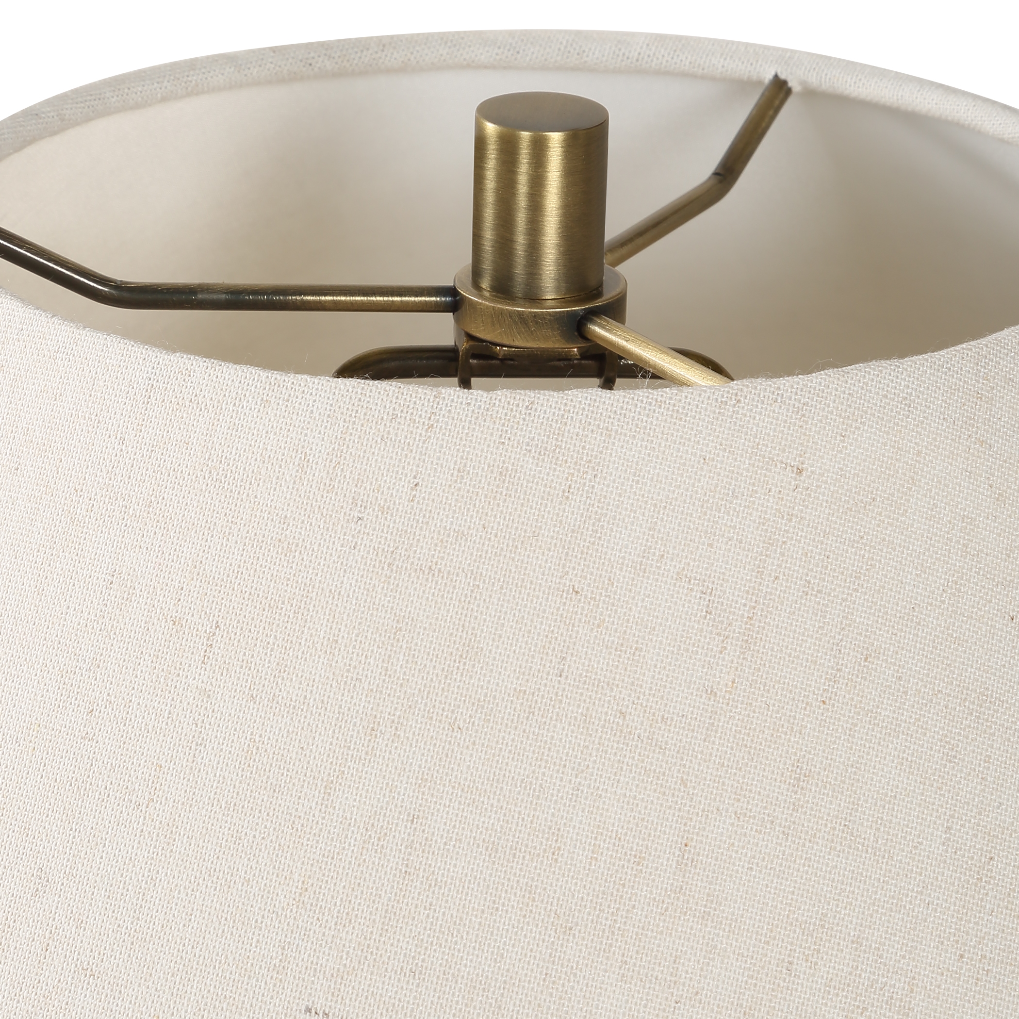 Meryl Aged White Table Lamp