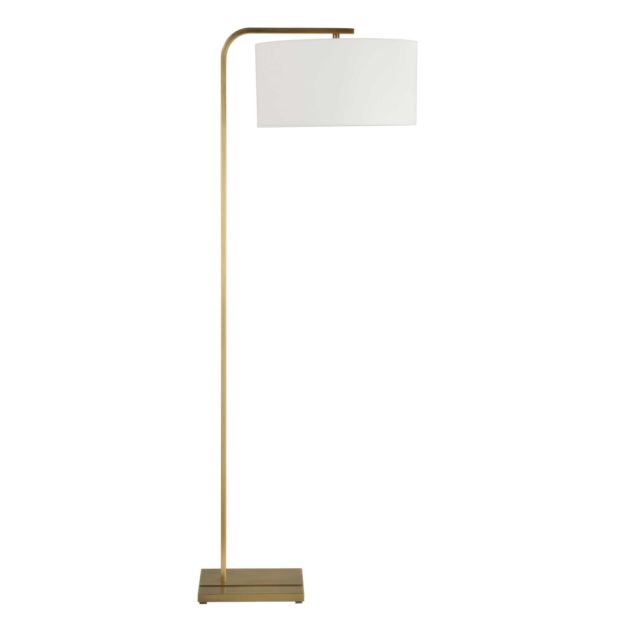 Uttermost Laight Laight Antique Brass Floor Lamp