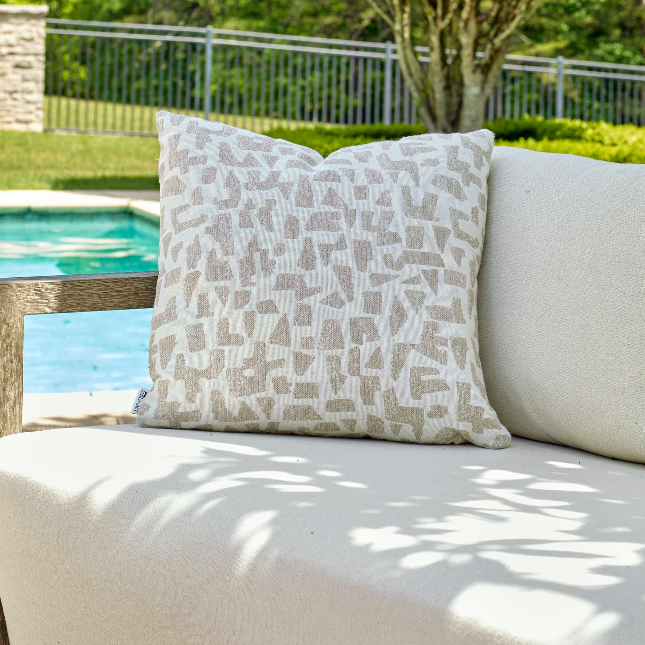 Scatter Abstract Outdoor Pillow