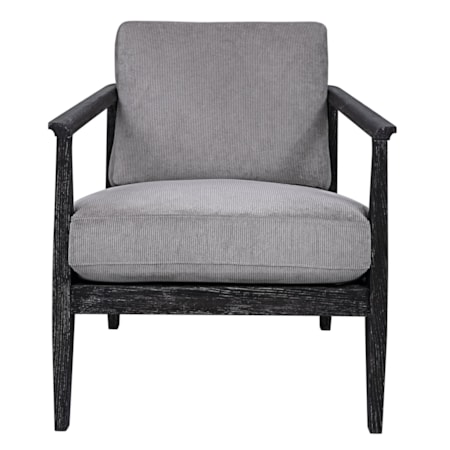 Accent Chair with Upholstered Cushion