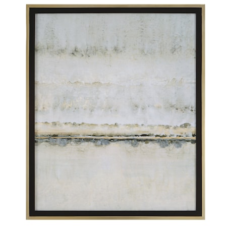 Gilded Horizon Framed Print