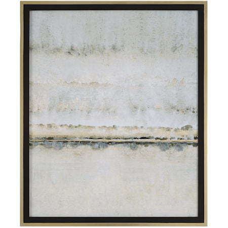 Gilded Horizon Framed Print