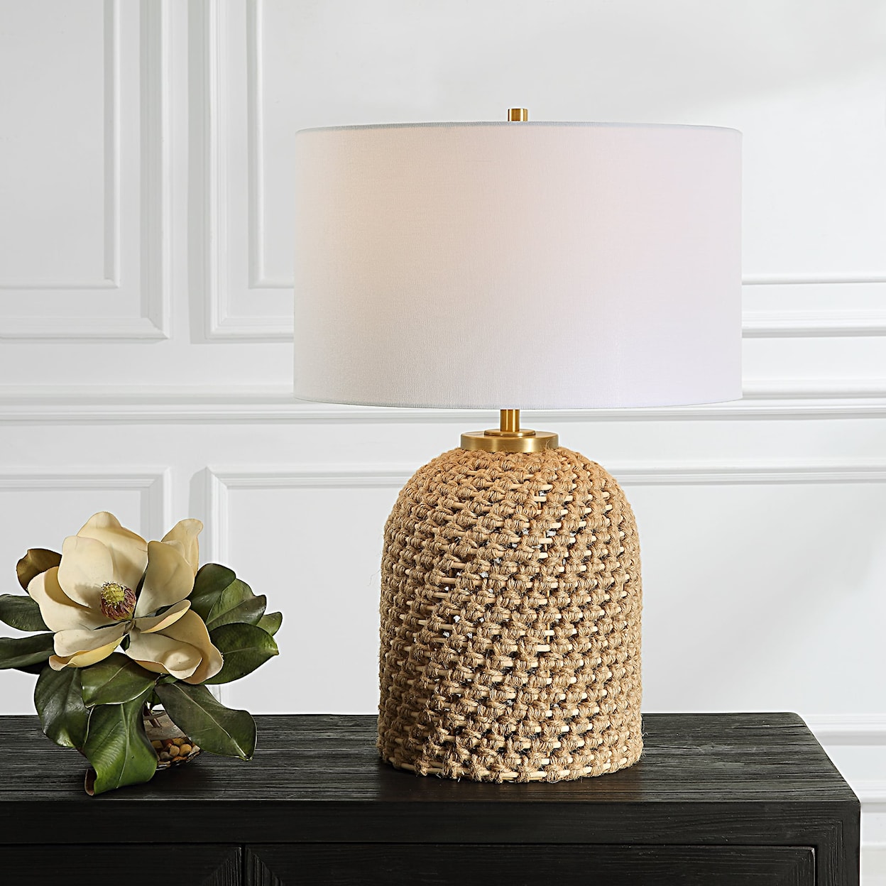 Uttermost Kendari Kendari Rope & Rattan Table Lamp