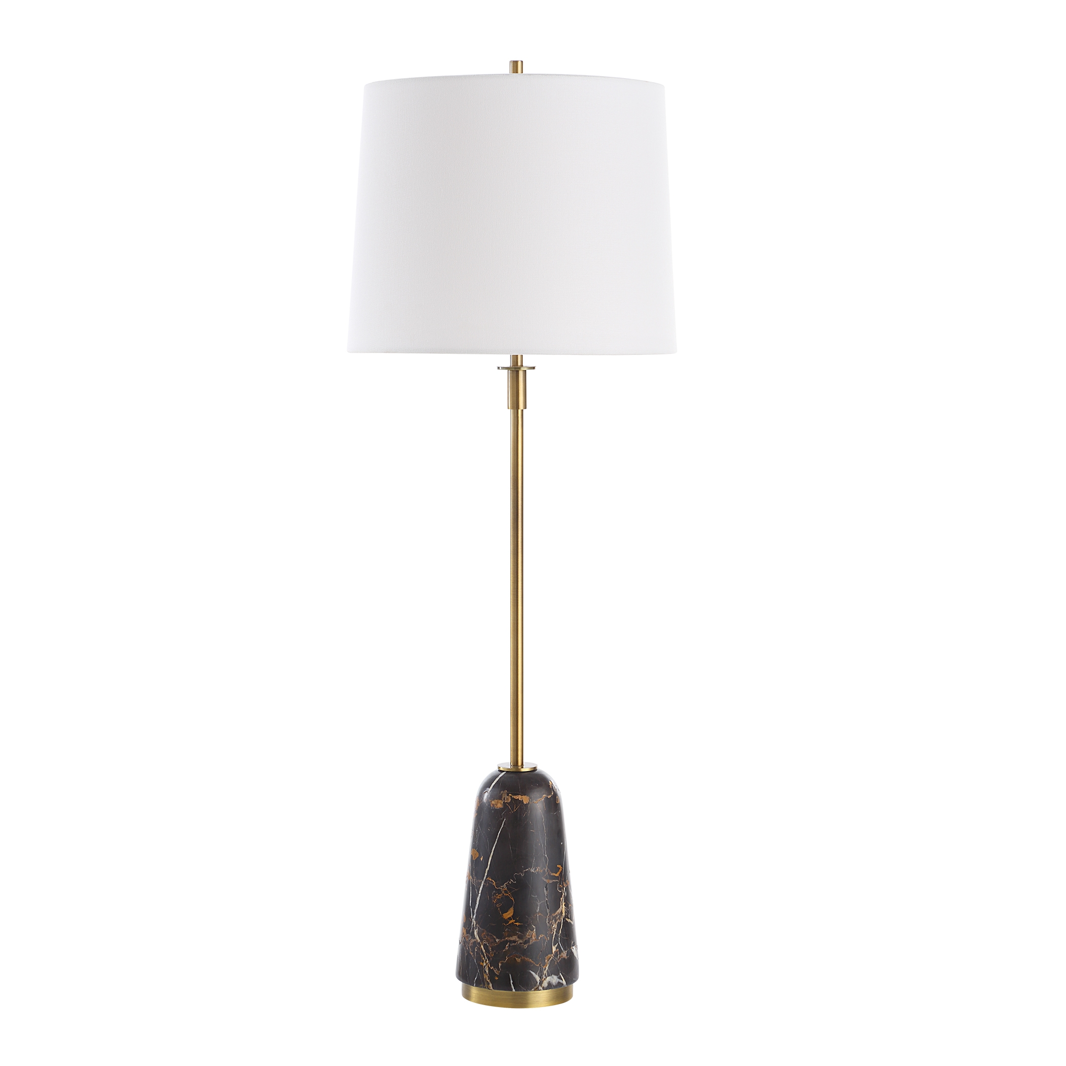 Jenson Black Marble Buffet Lamp