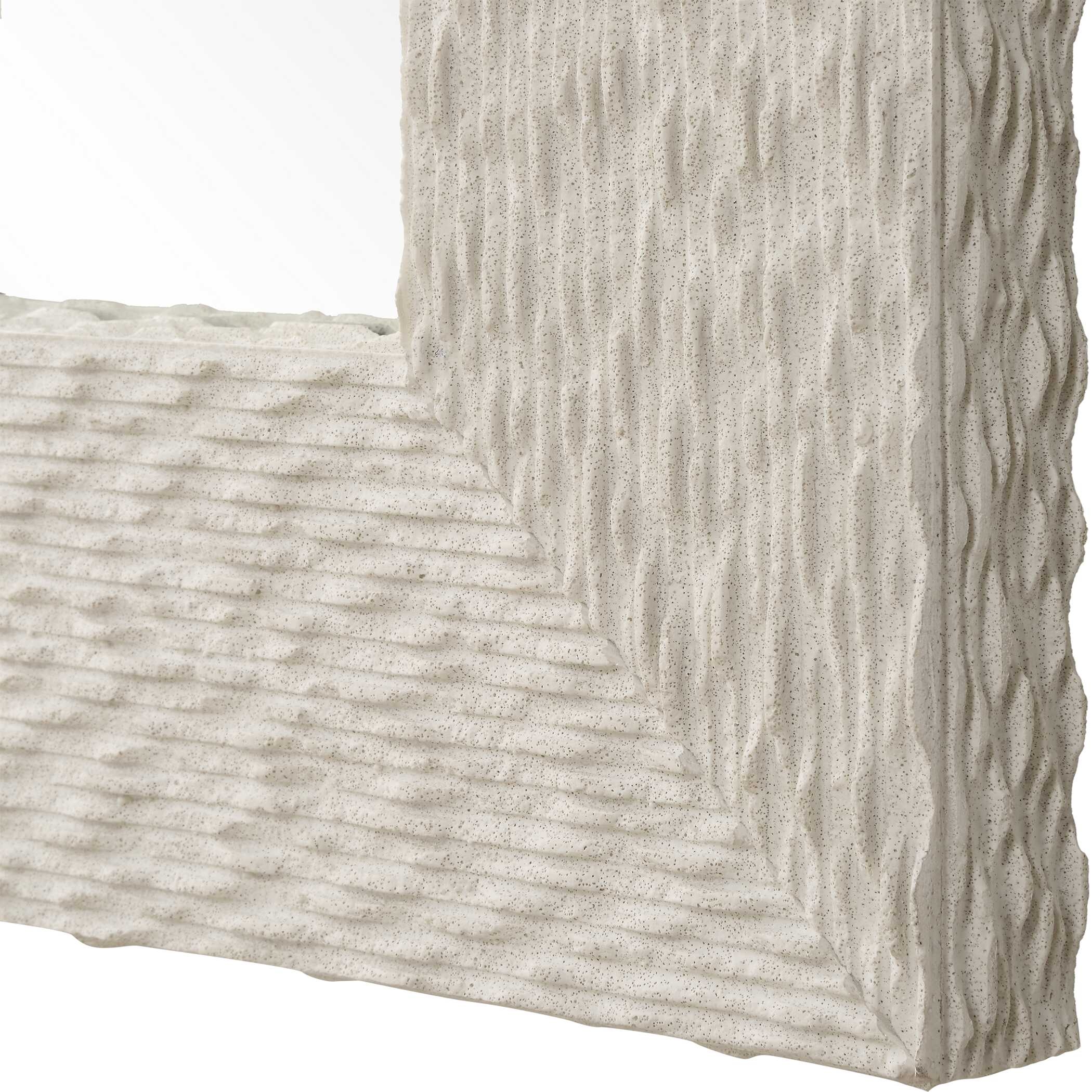 Uttermost Everett Everett Ivory Stone Mirror