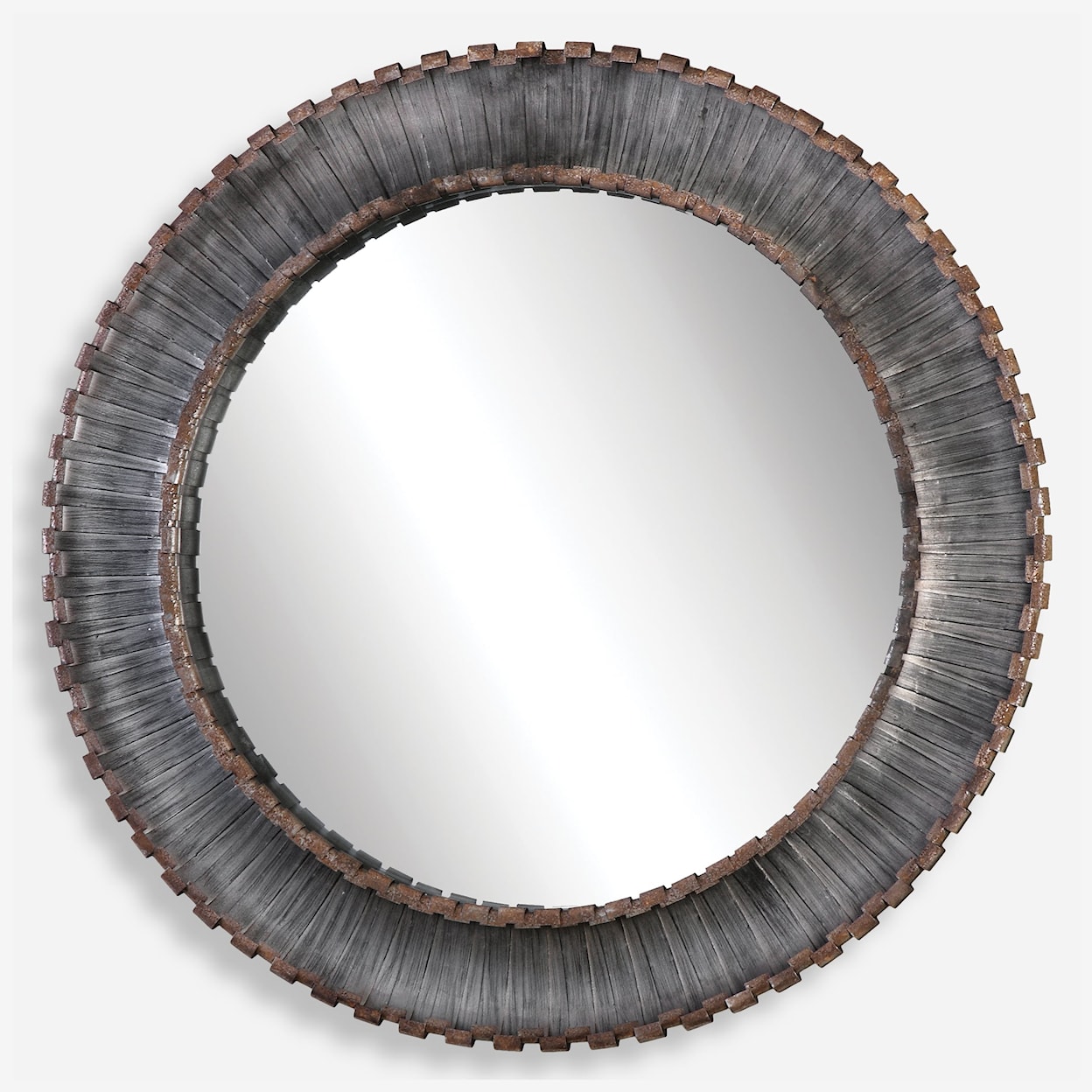 Uttermost Mirrors - Round Tanaina Silver Round Mirror