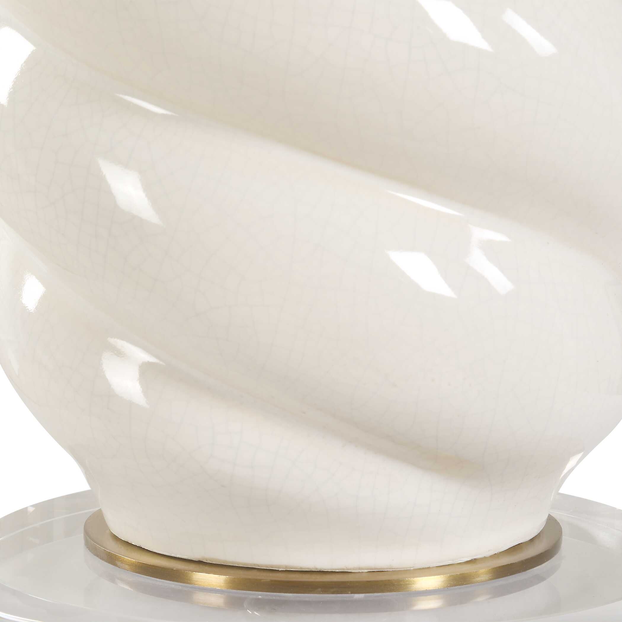 Uttermost Anneli Anneli White Swirl Table Lamp