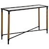 Uttermost Braddock Console Table with Glass Top