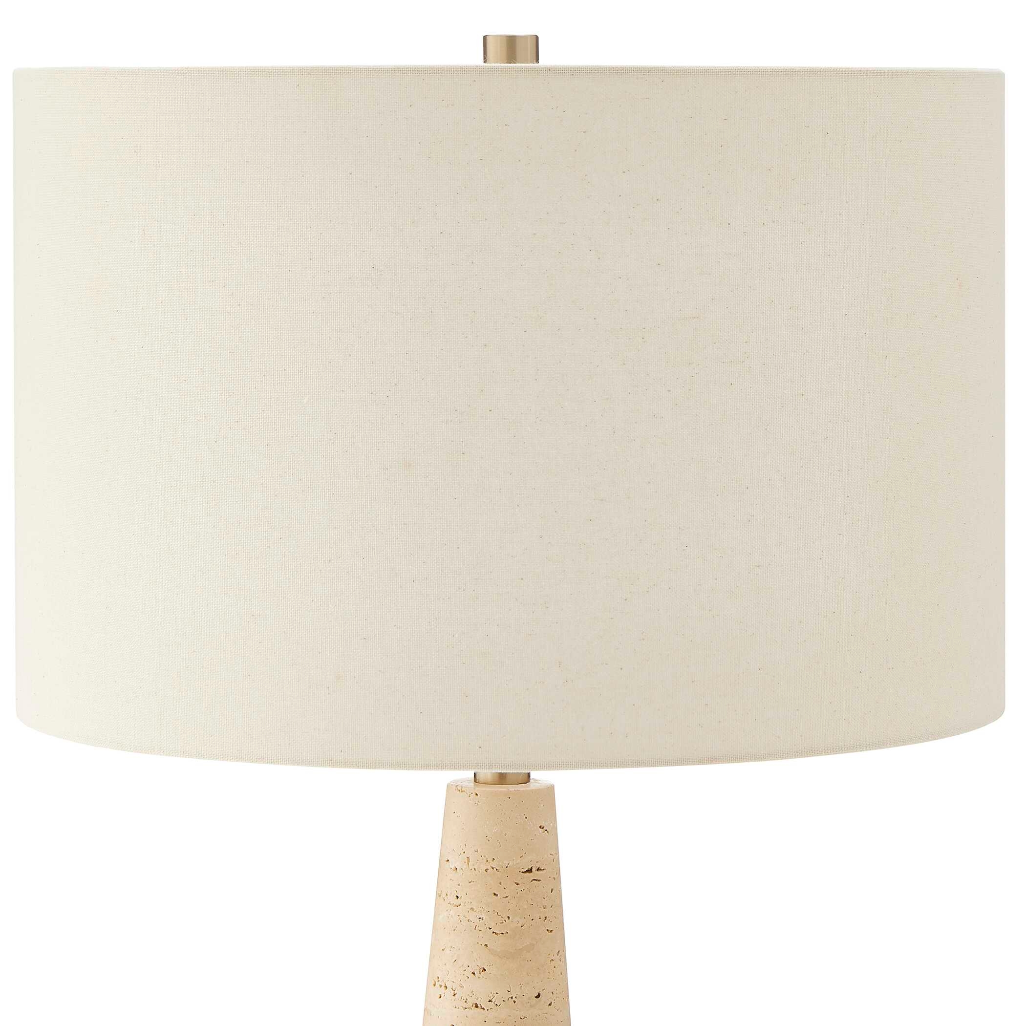 Perkins Travertine Table Lamp