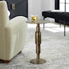 Uttermost Descend Descend Gold Accent Table