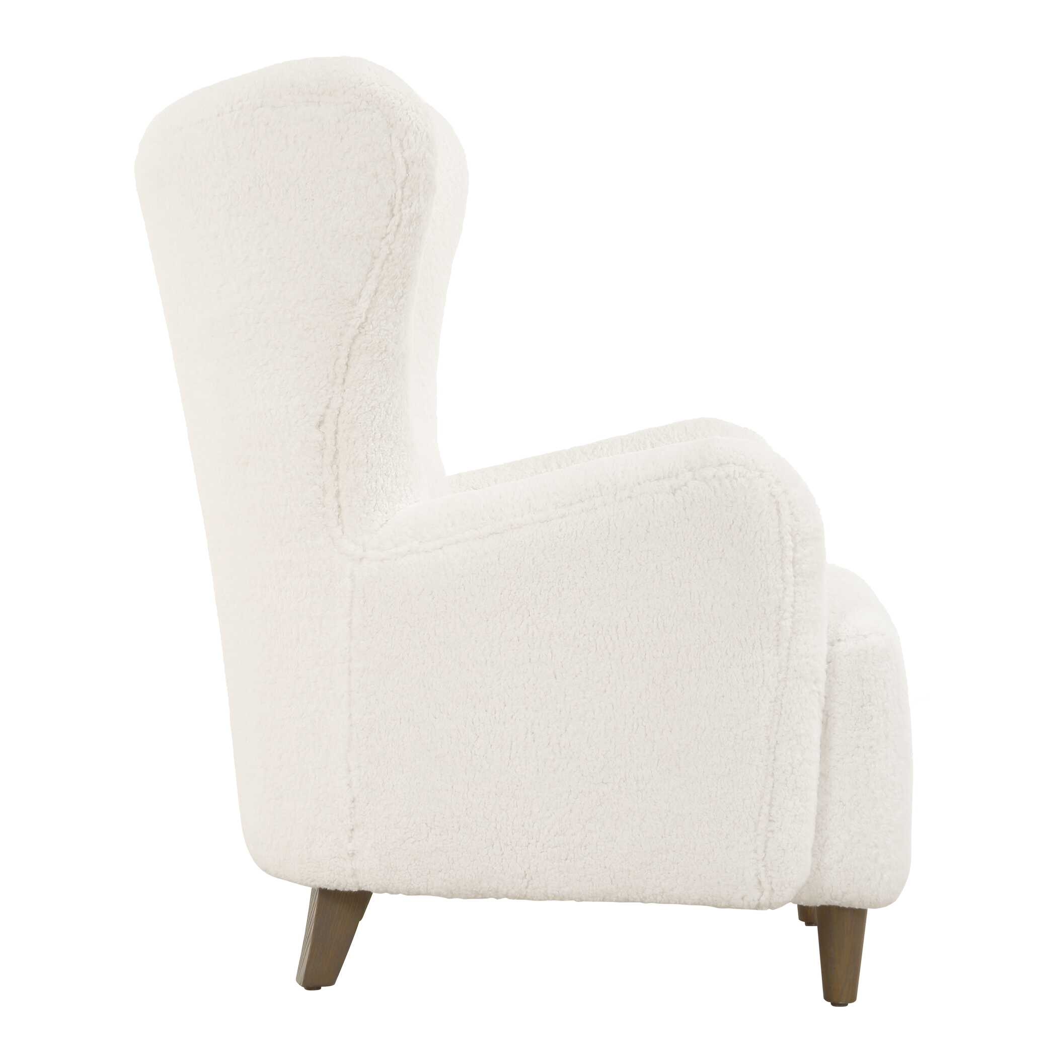 Uttermost Ingel Ingel White Wingback Armchair
