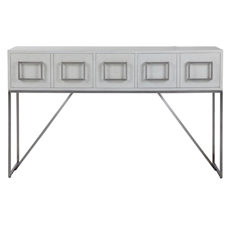 Abaya White Console Table