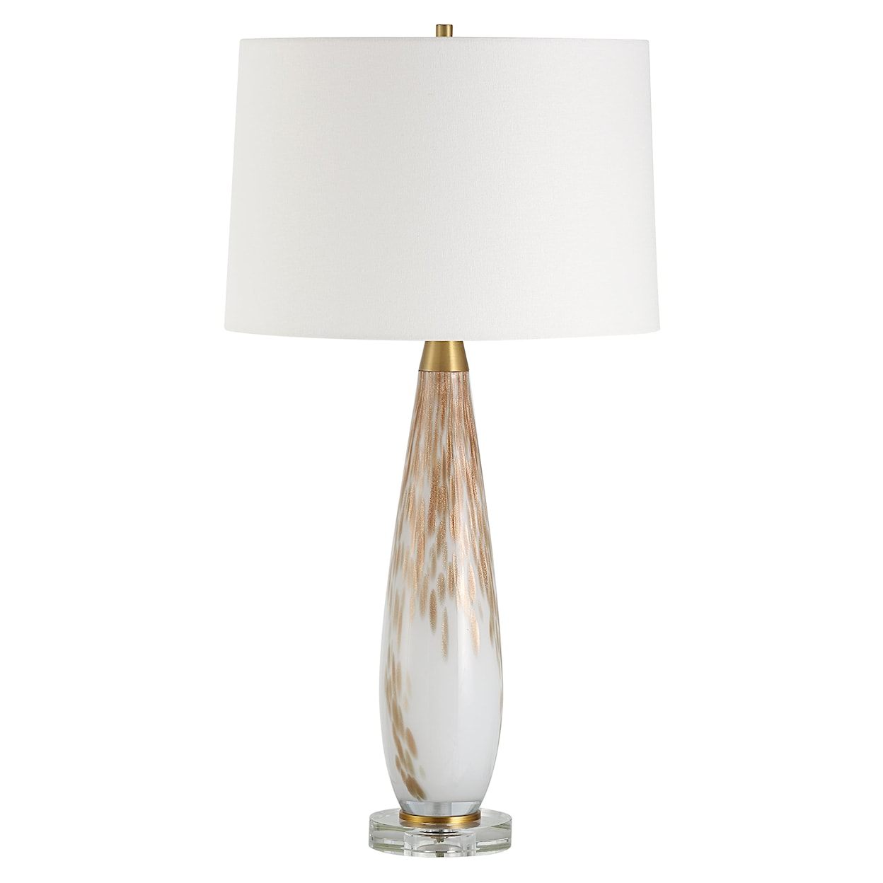 Uttermost Lyra Lyra White & Gold Table Lamp