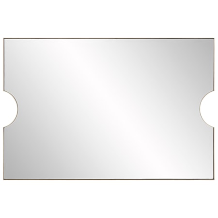 Ticket Gold Vanity Mirror