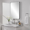 Uttermost Crofton Crofton Lighted Black Vanity Mirror