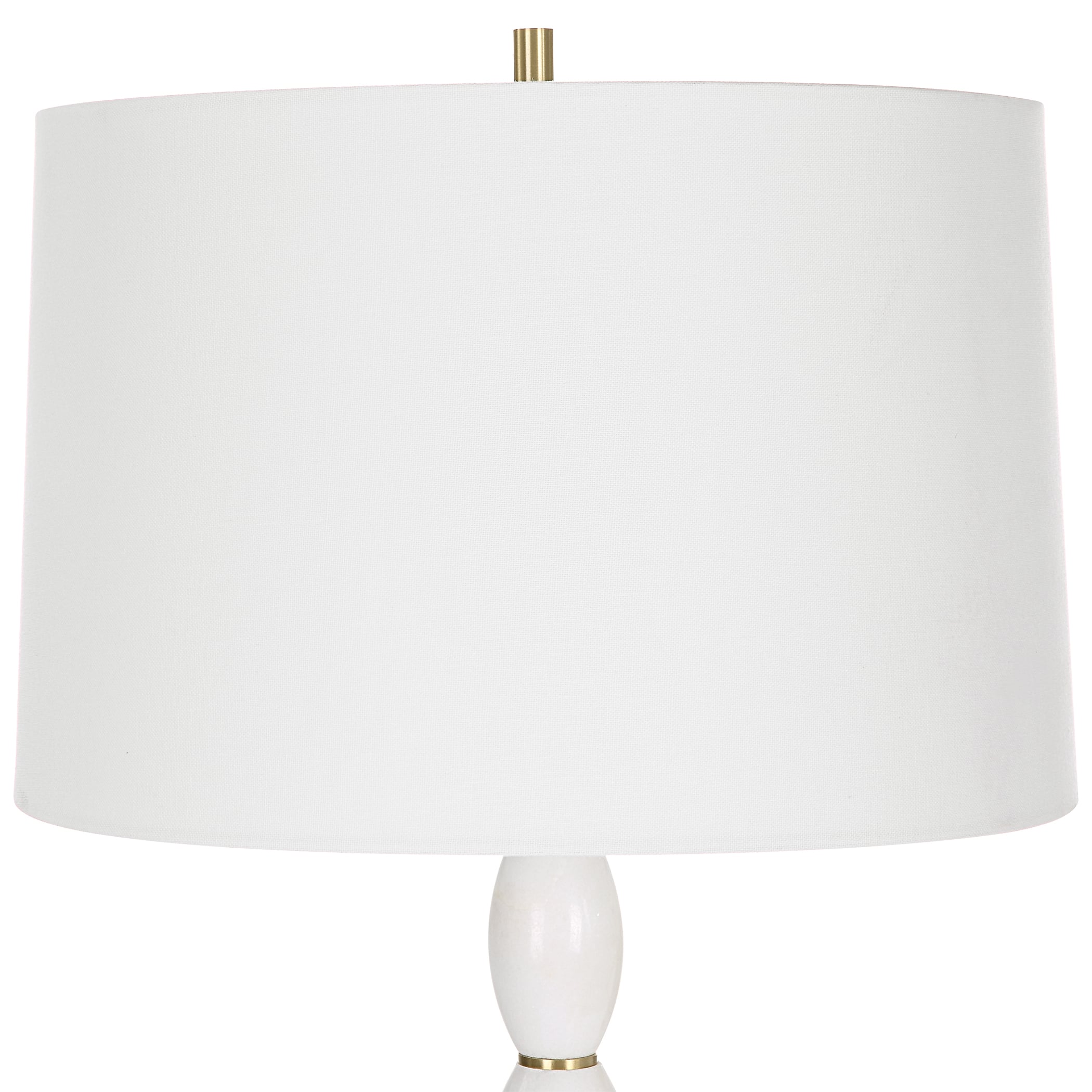 Regalia White Marble Table Lamp