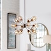 Uttermost Lighting Fixtures - Chandeliers Chet 12 Light Sputnik Chandelier