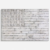 Blanco American Wall Art