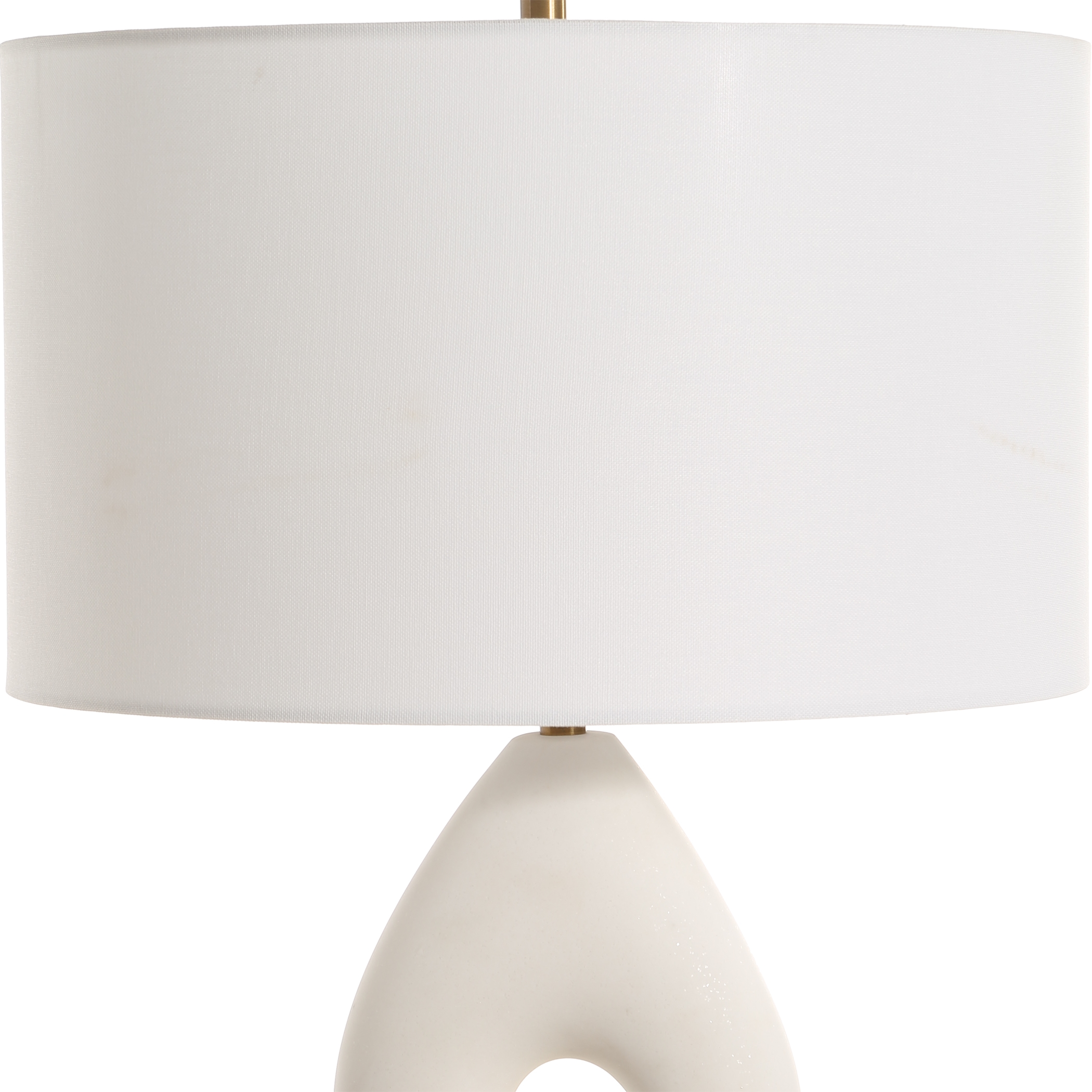 Meridian Ivory Stone Table Lamp