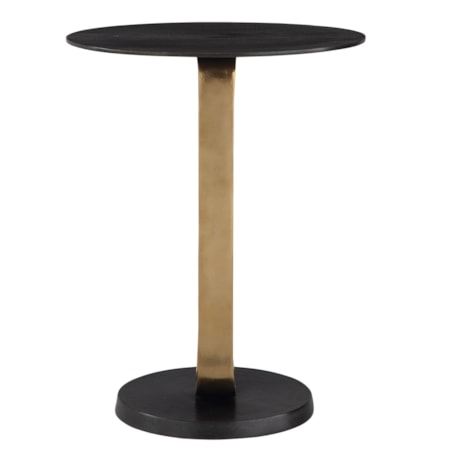 Aperture Brass Accent Table